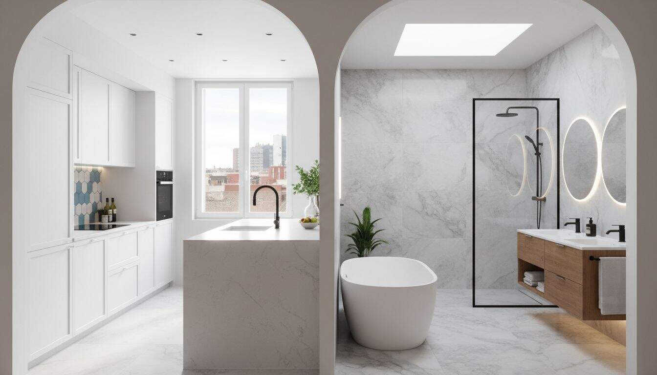 tendencias actuales en reformas de cocina y bano en madrid